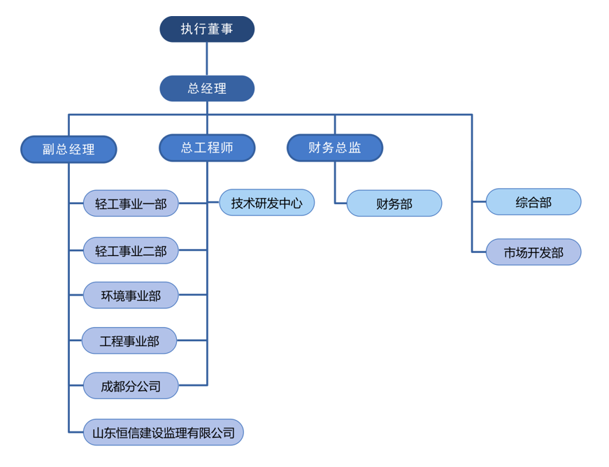 輕工設計院組織架構圖202510